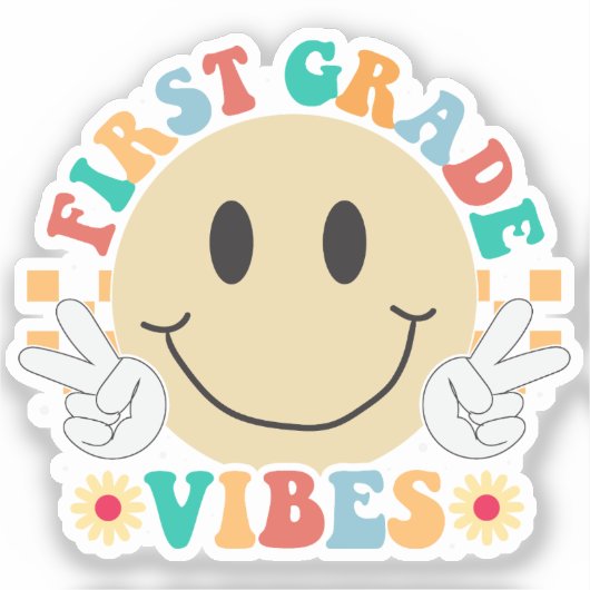 First Grade Student Sticker (Voorkant)
