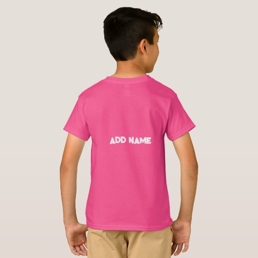First Grade Student T-shirt (Achterkant volledig)