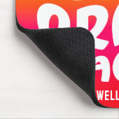 First Grade Teacher Text Design Orange Red Ombre Muismat (Hoek)