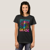 First Grade Tie Dye 1st Grade Back To School Teach T-shirt (Voorkant volledig)