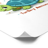 First Grade Turtle-y Awesome 1st Grade Back to Sch Poster (Hoek)