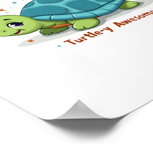 First Grade Turtle-y Awesome 1st Grade Back to Sch Poster (Hoek)