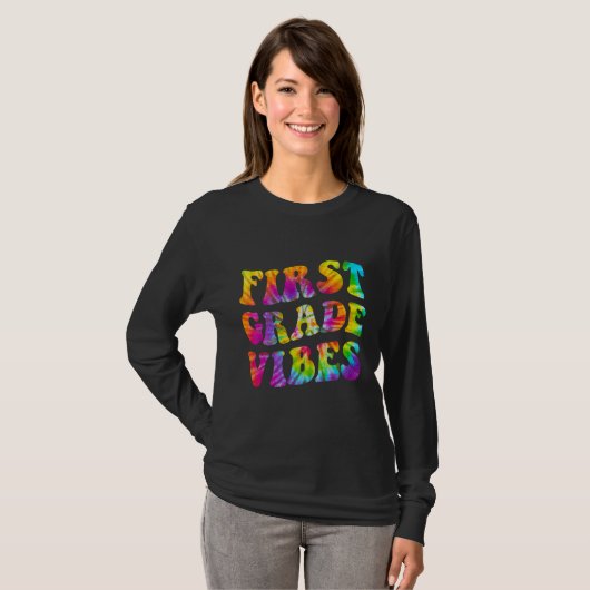 First Grade Vibes Back To School 1 T-shirt (Voorkant volledig)