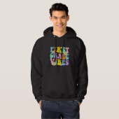 First Grade Vibes First Day Of 1st Grade Kids Back Hoodie (Voorkant volledig)