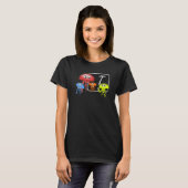 First Grader Jellyfish Letter As Monogram T-shirt (Voorkant volledig)