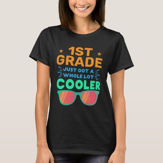 First grader outfit back to school for 1st grade t-shirt (Voorkant)