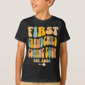 First Granhild Coming Soon 2026 Baby Announcement  T-shirt (Voorkant)