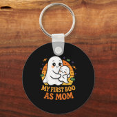 First Halloween As Mom 1st Time Mother  Sleutelhanger (Voorkant)