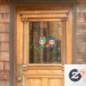 First Halloween Babies Black Cat Dragon Costuum 2 Raamsticker (Huis Deur)