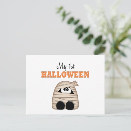 First Halloween Briefkaart (Staand voorkant)
