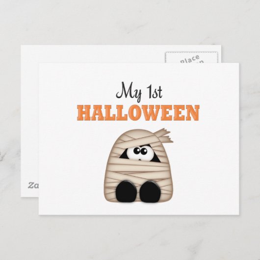 First Halloween Briefkaart (Voorkant / Achterkant)