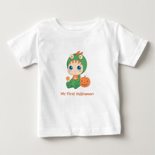 First Halloween Cute Baby Dragon Dinosaur Costume (Voorkant)
