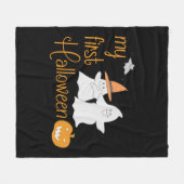 First Halloween Fleece Deken (Voorkant (Horizontaal))