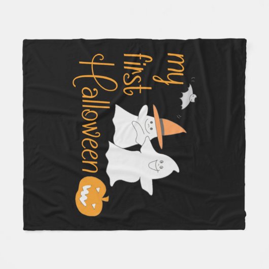 First Halloween Fleece Deken (Voorkant (Horizontaal))