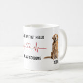 First Hello Last Goodbye Pet Timeline Mug Koffiemok (Voorkant rechts)