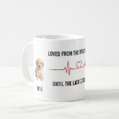 First Hello Last Goodbye Pet Timeline Mug Koffiemok (Voorkant links)