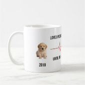 First Hello Last Goodbye Pet Timeline Mug Koffiemok (Links)