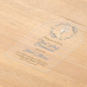 First Holy Communion boy Acryl Uitnodigingen (Laagn)