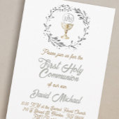 First Holy Communion boy Kaart