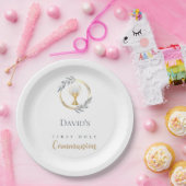 First Holy Communion boy Papieren Bordje (Feest)