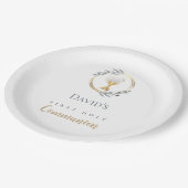 First Holy Communion boy Papieren Bordje (Gekanteld)