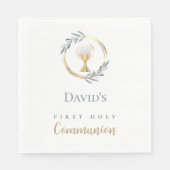 First Holy Communion boy Servet (Voorkant)