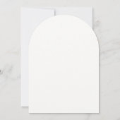 First Holy Communion Coquette Bow Girl Invitation Kaart (Achterkant)