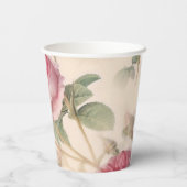 First Holy Communion Custom Gouden Kleur Roos Papieren Bekers (Achterkant)