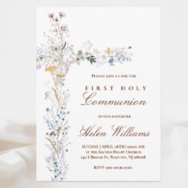 First Holy Communion floral cross Kaart