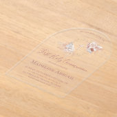 First Holy Communion girl Acryl Uitnodigingen (Laagn)