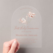 First Holy Communion girl Acryl Uitnodigingen (Insitu (Draagbaar))