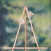 First Holy Communion girl welcome sign Acryl Bord (Neutraal)