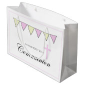 First Holy Communion Groot Cadeauzakje (Achterkant Gekanteld)