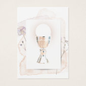 First Holy Communion remembrance card Visitekaartje (Voorkant)
