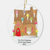 First Home Gingerbrood House Ornament (Links)