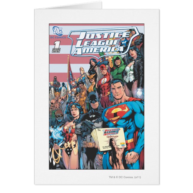 First Issue Justice League of America (Voorkant)