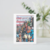 First Issue Justice League of America Briefkaart (Staand voorkant)