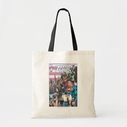 First Issue Justice League of America Tote Bag (Voorkant)