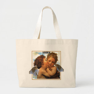 First Kiss Angel Aries Bag Grote Tote Bag