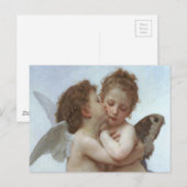First Kiss - Beauful Angel Painting Briefkaart (Voorkant / Achterkant)