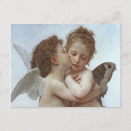 First Kiss - Beauful Angel Painting Briefkaart (Voorkant)