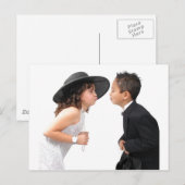 First Kiss Briefkaart (Voorkant / Achterkant)