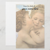 First Kiss (engeldetail) van Bouguereau Briefpapier (Voorkant / Achterkant)