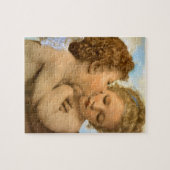 First Kiss (engeldetail) van Bouguereau Legpuzzel (Horizontaal)