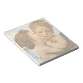 First Kiss (engeldetail) van Bouguereau Notitieblok (Schuin)