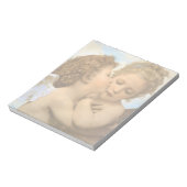 First Kiss (engeldetail) van Bouguereau Notitieblok (Linkerzijde)