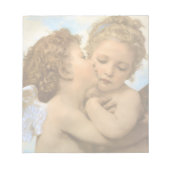 First Kiss (engeldetail) van Bouguereau Notitieblok (Voorkant)