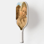 First Kiss (engeldetail) van Bouguereau Pickleball Paddle (Links)