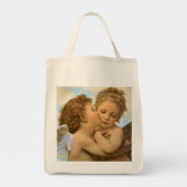 First Kiss (engeldetail) van Bouguereau Tote Bag (Voorkant)