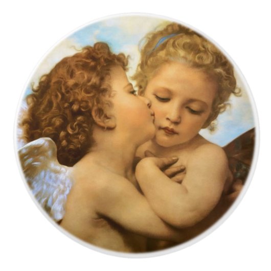 First Kiss Keramische Knop (Voorkant)